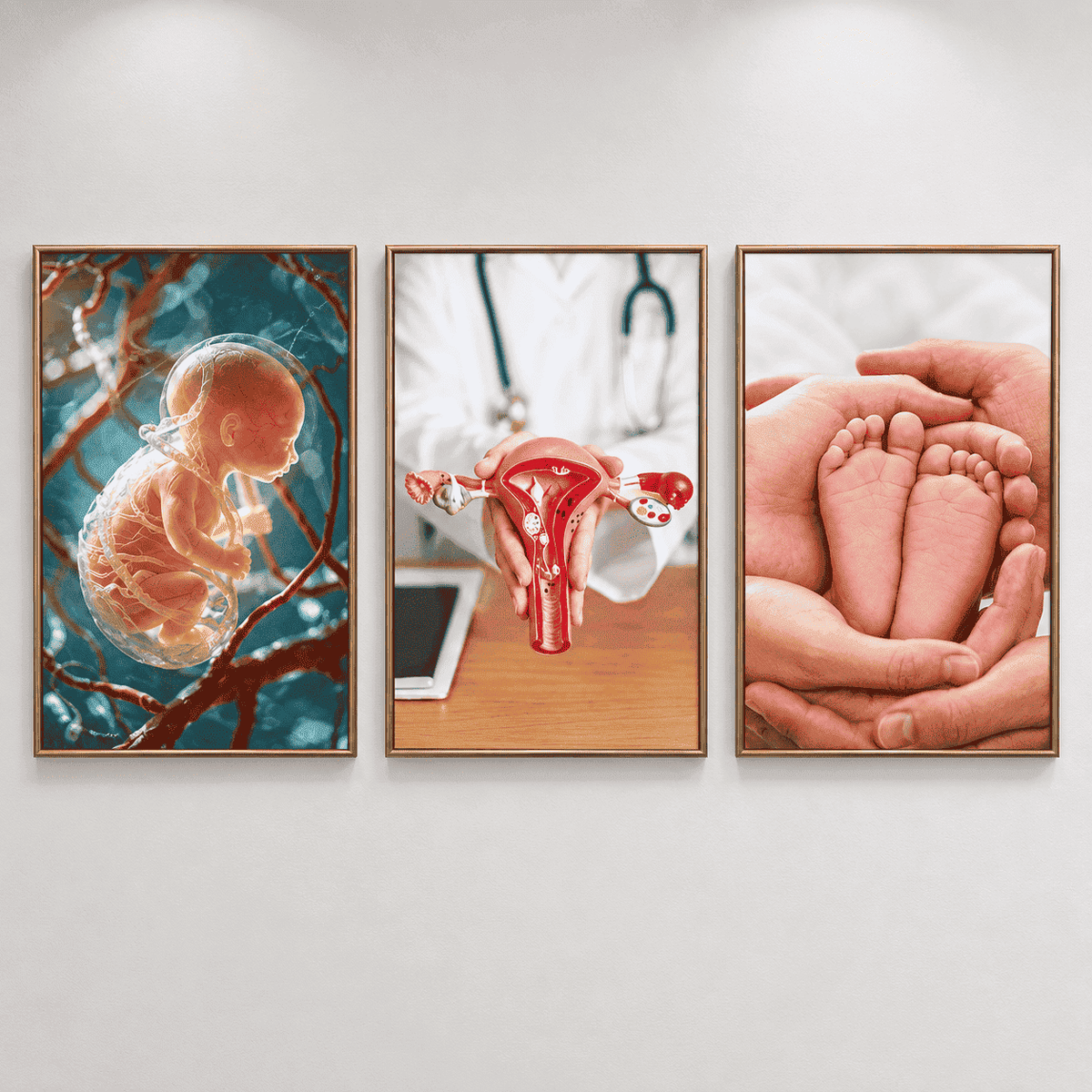 ✨ 3 cadres médicaux élégants… pour chaque spécialité 🩺  إطارات طبية راقية… لكل تخصص 🩺